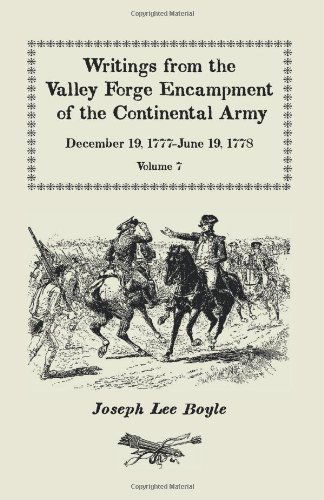 Cover for Joseph Lee Boyle · &quot;I could not Refrain from tears&quot;, Writings from the Valley Forge Encampment of the Continental Army, December 19, 1777-June 19, 1778, Volume VII (Paperback Book) (2012)