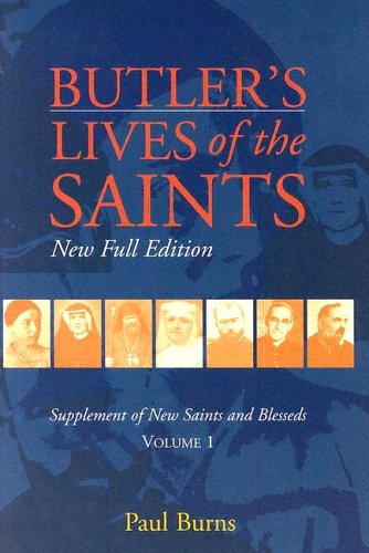 Cover for Alban Butler · Butler's Lives of the Saints: New Saints and Blesseds, Vol. 1 (Hardcover Book) [Supplement edition] (2005)