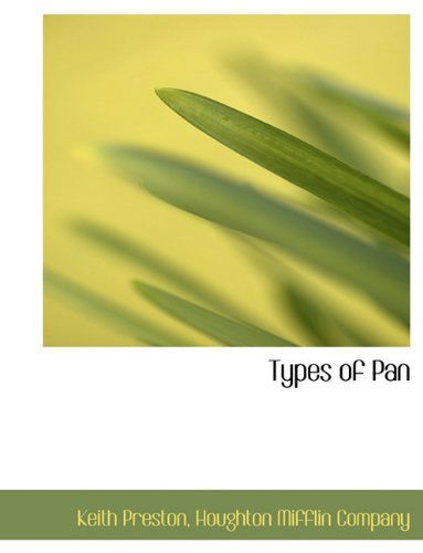 Cover for Keith Preston · Types of Pan (Paperback Book) (2010)