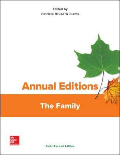 Cover for Patricia Williams · Annual Editions: the Family, 42/e (Paperback Book) (2015)