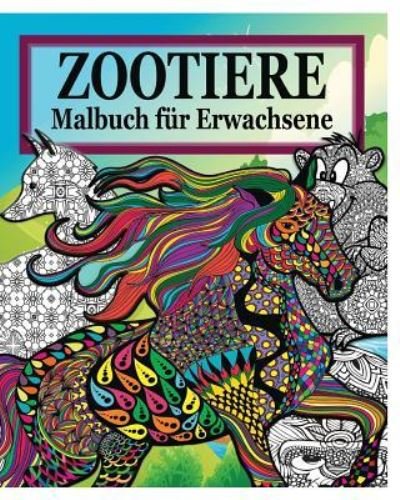 Cover for Jason Potash · Zootiere Malbuch Fur Erwachsene (Paperback Book) (2021)