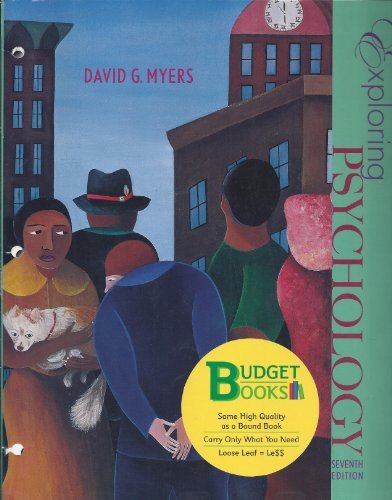 Cover for David G. Myers · Exploring Psychology (Budget Books) (Spiral Book) (2008)