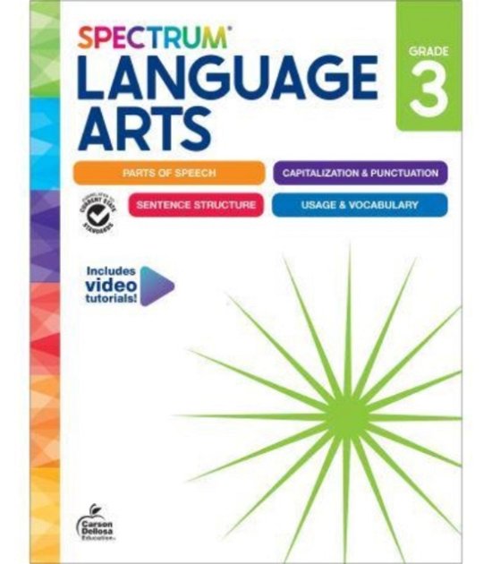 Cover for Spectrum · Spectrum Language Arts Workbook Grade 3 (Paperback Bog) (2024)