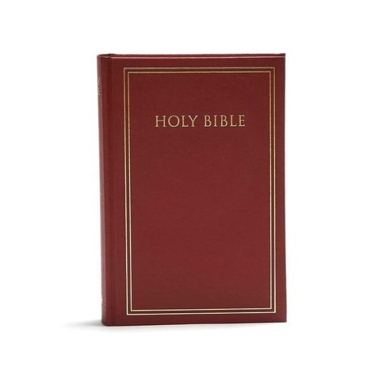 Cover for Holman Bible Holman Bible Staff · KJV Pew Bible, Maroon Hardcover (Book) (2019)