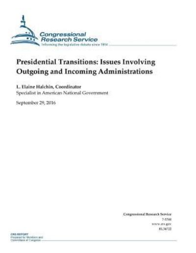 Cover for Congressional Research Service · Presidential Transitions (Paperback Bog) (2016)