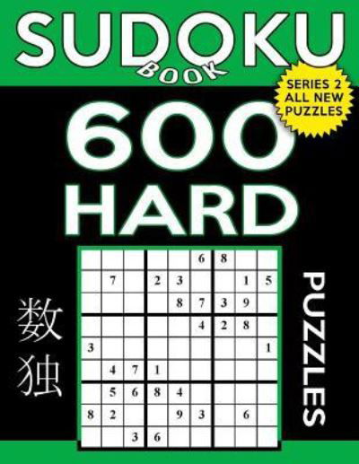 Cover for Sudoku Book · Sudoku Book 600 Hard Puzzles (Paperback Bog) (2017)