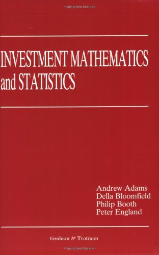 Cover for A. Adams · Investment Mathematics and Statistics (Paperback Book) [1993 edition] (1993)