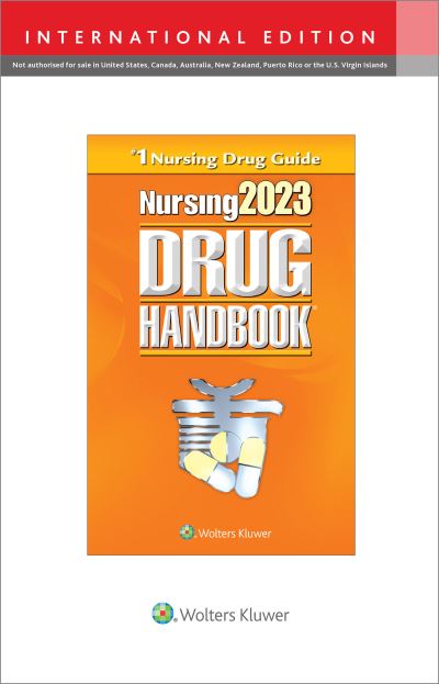 Cover for Lippincott Williams &amp; Wilkins · Nursing2023 Drug Handbook (Paperback Book) [Forty-Third, International edition] (2022)