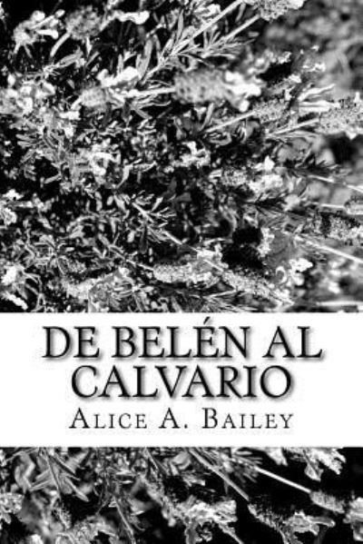 Cover for Alice A Bailey · De Belen al Calvario (Paperback Book) (2018)