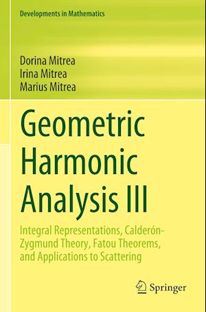 Cover for Dorina Mitrea · Geometric Harmonic Analysis III: Integral Representations, Calderon-Zygmund Theory, Fatou Theorems, and Applications to Scattering - Developments in Mathematics (Pocketbok) [2023 edition] (2024)