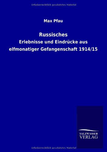 Cover for Max Pfau · Russisches (Paperback Book) [German edition] (2013)