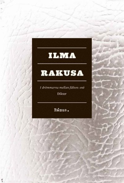 Cover for Ilma Rakusa · I drömmarna mellan fälten : snö (Bound Book) (2015)