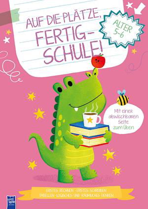 Auf die Plätze, fertig - Schule! 5-6 Jahre (Cover Krokodil) -  - Książki - YoYo Books - 9789464766370 - 21 czerwca 2024