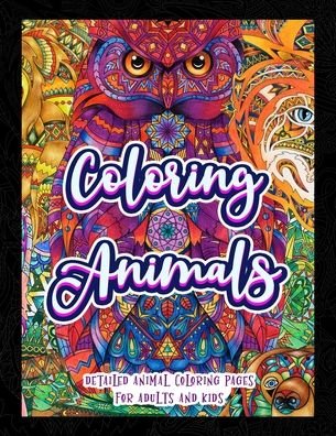 Cover for Panda Meditation Publishing · Coloring Animals (Paperback Book) (2020)