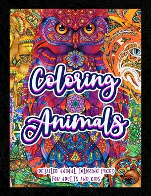 Cover for Panda Meditation Publishing · Coloring Animals (Taschenbuch) (2020)