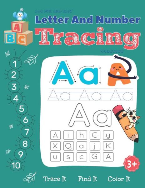 Cover for Arbee Publishing · Abc Fun And Easy Letter And Number Tracing Workbook (Paperback Book) (2021)