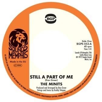 Still a Part of Me - The Minits - Muziek - BGP - 0029667018371 - 10 maart 2017