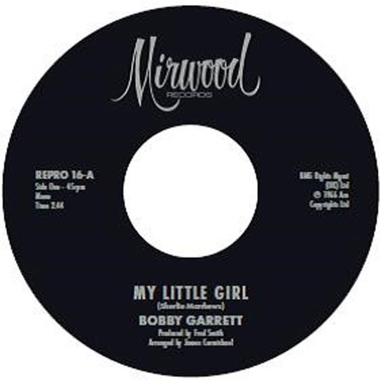 Cover for Bobby Garrett / Bob &amp; Earl Band · My Little Girl / My Little Girl (7&quot;) (2024)