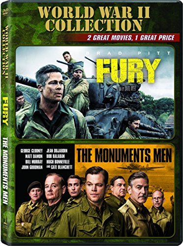 Cover for Fury / Monuments men (DVD) (2015)