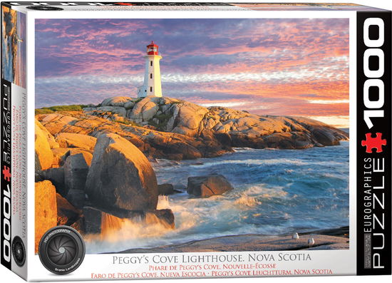 Cover for Puslespil Peggys Cove Lighthouse Nova Scotia · Puslespil Peggys Cove Lighthouse Nova Scotia - 1000 brikker, 48*68cm (Jigsaw Puzzle) (2024)