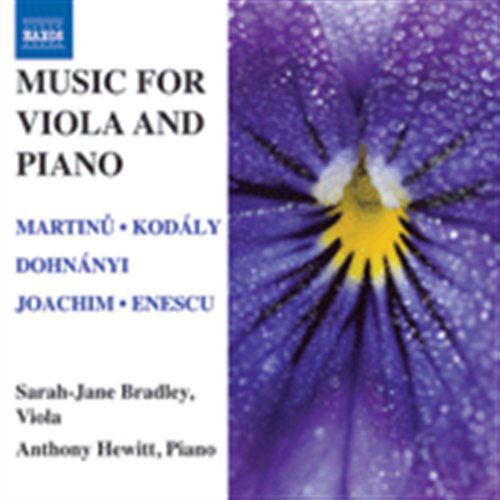 Cover for Martinu / Kodaly / Bradley / Hewitt · Music for Viola &amp; Piano (CD) (2011)