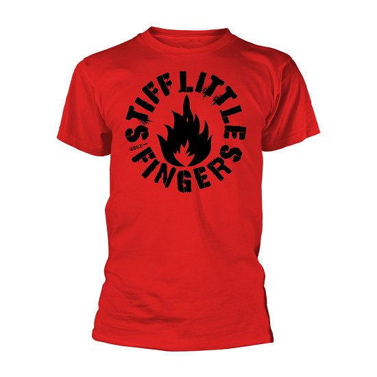 Cover for Stiff Little Fingers · Punk (Red) (T-shirt) [size XL] [Red edition] (2018)