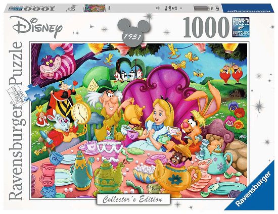 Cover for Disney Collectors Edition Alice in Wonderland 1000pc jigsaw puzzle Puzzles (MERCH) (2022)