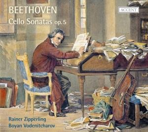 Cello Sonatas Op.5 - Beethoven / Zipperling / Vodenitcharov - Musik - Accent Records - 4015023242371 - 24. juli 2012