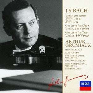 Cover for Arthur Grumiaux · J.S.Bach: Violin Concertos (CD) [Japan Import edition] (2021)