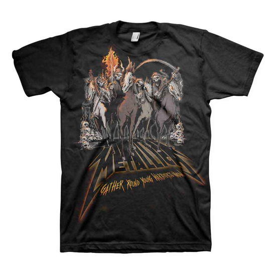 Metallica Unisex T-Shirt: 40th Anniversary Horsemen - Metallica - Koopwaar - PHD - 5056187753371 - 17 december 2021