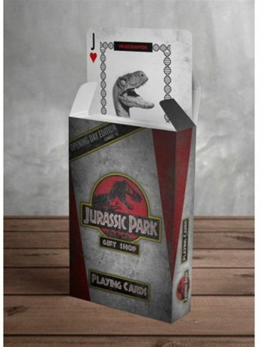 Jurassic Park-gift Shop Playing Cards - Jurassic Park - Gadżety - FANATTIK - 5060662460371 - 3 lutego 2020