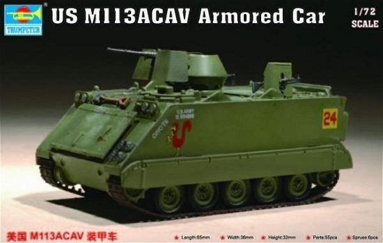 Us M 113 Acav Armored Car (1:72) - Trumpeter - Merchandise - Trumpeter - 9580208072371 - 