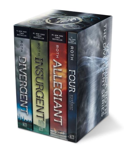 Divergent Series Four-Book Paperback Box Set: Divergent, Insurgent, Allegiant, Four - Divergent Series - Veronica Roth - Książki - HarperCollins - 9780062421371 - 19 stycznia 2016