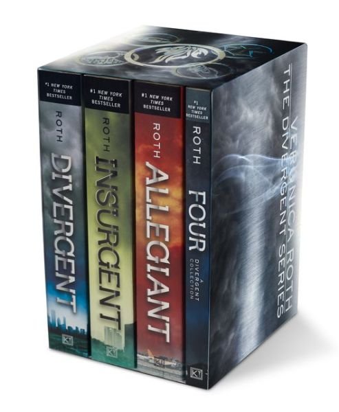 Cover for Veronica Roth · Divergent Series Four-Book Paperback Box Set: Divergent, Insurgent, Allegiant, Four - Divergent Series (Paperback Book) (2016)