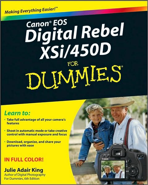 Cover for King, Julie Adair (Indianapolis, Indiana) · Canon EOS Digital Rebel XSi/450D For Dummies (Paperback Book) (2008)