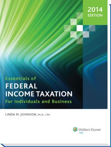 Cover for Cpa Linda M. Johnson Ph.d. · Essentials of Federal Income Taxation for Individuals and Business (Paperback Bog) (2013)