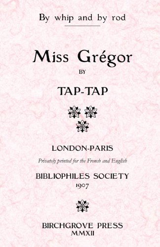 Cover for Tap-tap (Pseud. Alphonse Momas) · Miss Grégor (Pocketbok) (2012)