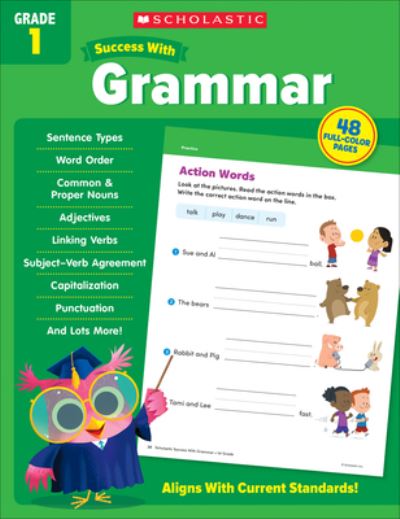 Cover for Scholastic Teaching Resources · Scholastic Success with Grammar Grade 1 (Pocketbok) (2022)