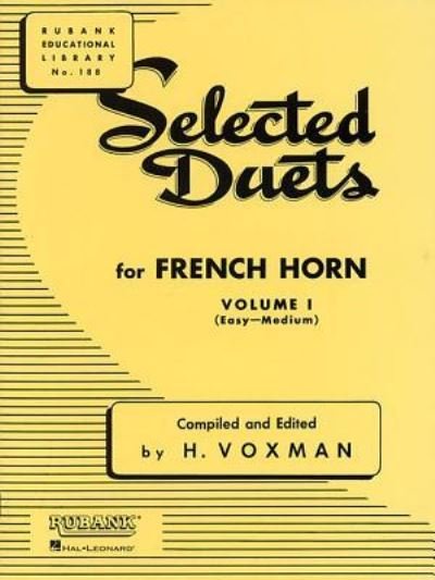 Cover for H Voxman · Selected Duets French Horn Vol 1 (Paperback Book) (2017)
