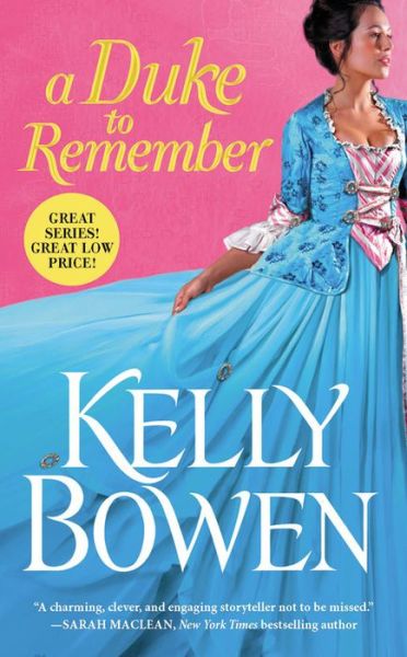 A Duke To Remember - A Season For Scandal - Kelly Bowen - Bøker - Little, Brown & Company - 9781455563371 - 29. september 2016