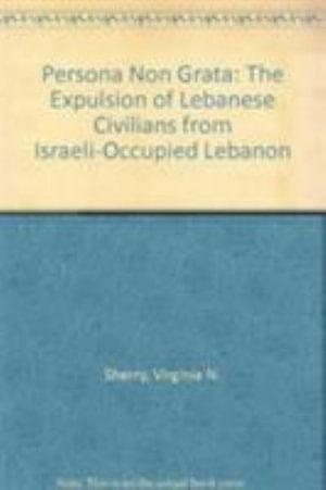 Cover for Human Rights Watch · Persona Non Grata: The Expulsion of Civilians from Israeli-occupied Lebanon (Paperback Book) (1999)