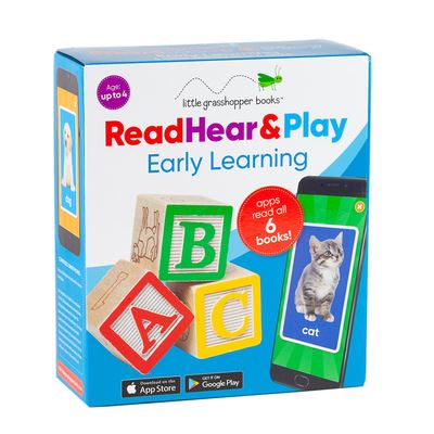 Cover for Little Grasshopper Books · Read Hear &amp; Play: Early Learning (6 First Word Books &amp; Downloadable Apps!) (Gebundenes Buch) (2019)