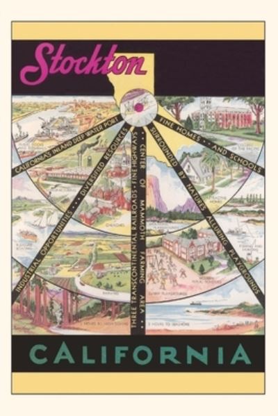 Cover for Found Image Press · Vintage Journal Stockton Travel Poster (Book) (2022)