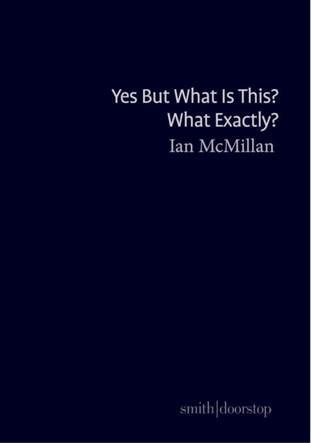 Yes But What Is This? What Exactly? - Ian McMillan - Books - Smith|Doorstop Books - 9781912196371 - October 1, 2020