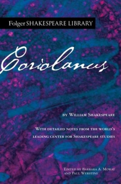 Cover for William Shakespeare · Coriolanus - Folger Shakespeare Library (Paperback Book) (2020)