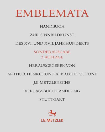 Cover for Henkel · Emblemata: Handbuch zur Sinnbildkunst des XVI. und XVII. Jahrhunderts (Hardcover Book) (2013)