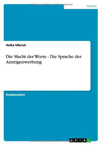 Cover for Ulbrich · Die Macht der Worte - Die Sprac (Bok) [German edition] (2013)