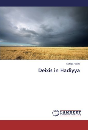 Cover for Dereje Adane · Deixis in Hadiyya (Pocketbok) (2014)