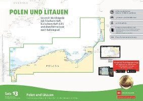 Cover for Delius Klasing Vlg GmbH · Sportbootkarten Satz 13: Polen und Litauen (Ausgabe 2022/2023) (Map) (2022)