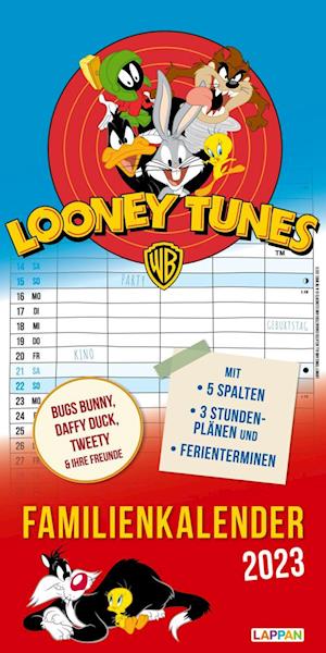 Cover for Lappan Verlag · Looney Tunes Familienplaner 2023 (Calendar) (2022)